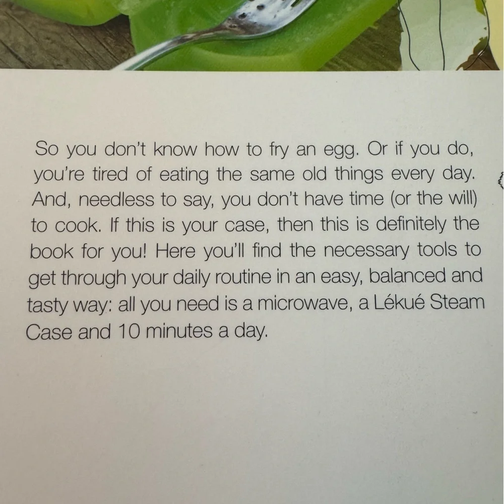 Barnes & Noble Kitchen Lekue Beginner's Student Survival Microwave Cookbook